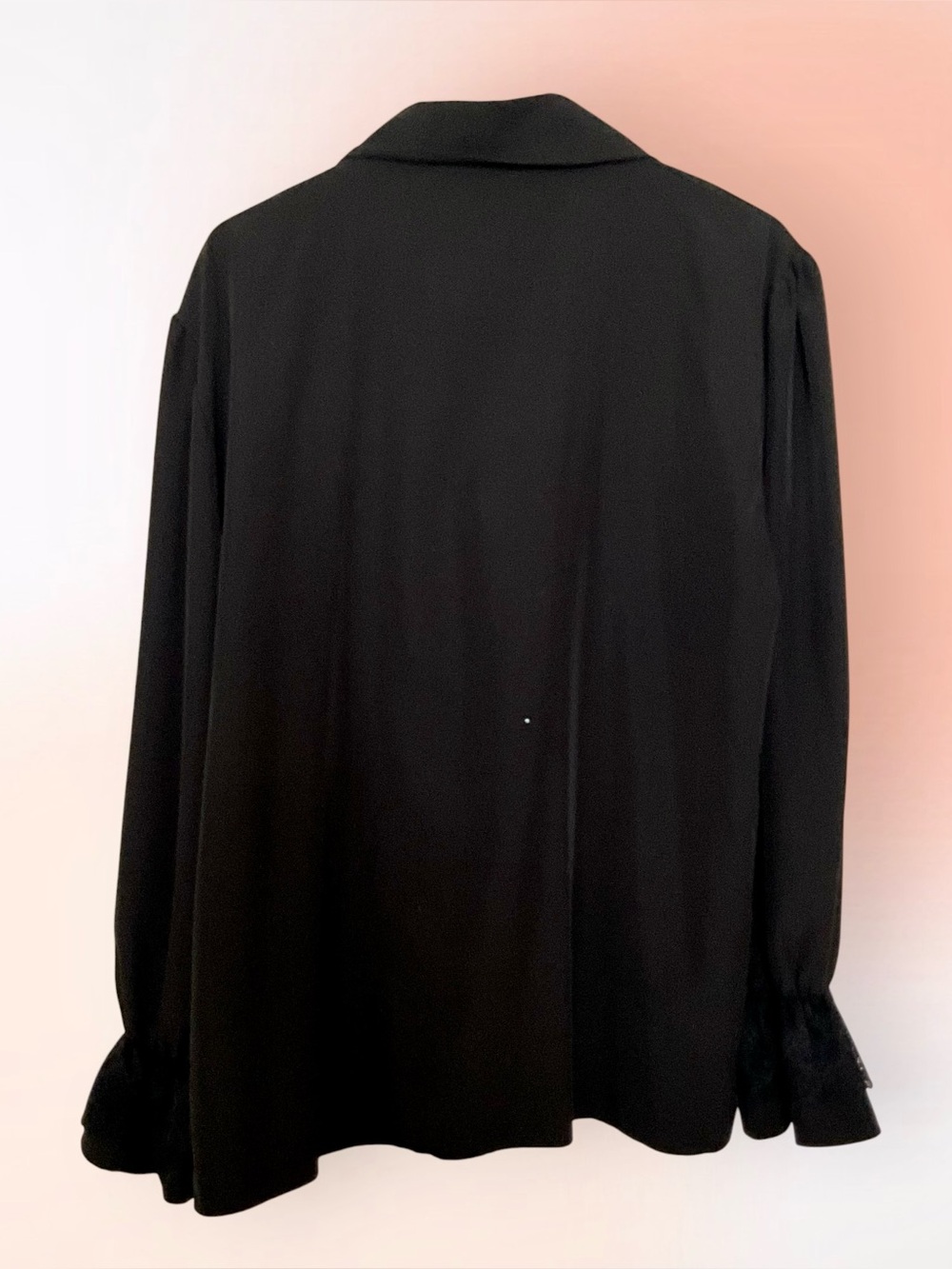 Spooktacular Creations Men’s Black Ruffled Vampire or Pirate Shirt XL - Picture 2 of 6